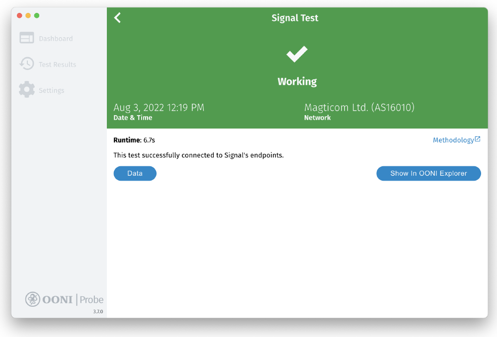 Signal measurement Signal measurement